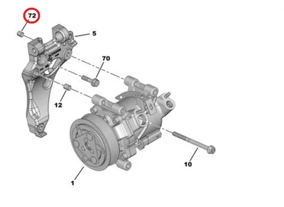 Fikseerimistihvt OEM Citroen/Peugeot/Fiat 8,50x10-L10 - PSA  696838 - OE - 100% Genuine Part