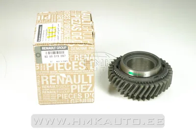 2-käigu hammasratas 38H OEM Renault PF6 k.kast - REN  8200019087 - OE - 100% Genuine Part