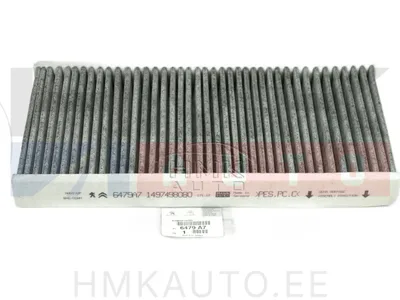 Salongiõhu filter aktiivsöega OEM Jumpy/Expert/Scudo 2007- - PSA  6479A7 - OE - 100% Genuine Part