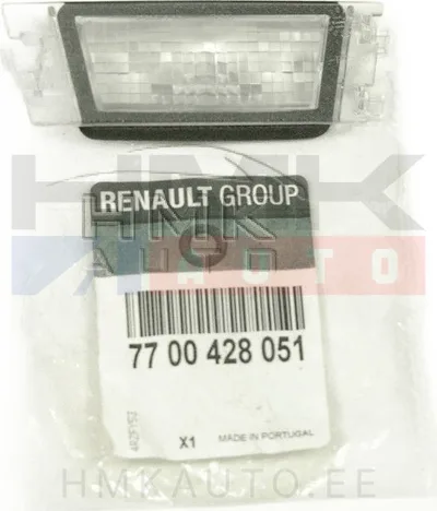 Numbrilaua valgusti klaas OEM Renault Megane/Scenic/Megane II - REN  7700428051 - OE - 100% Genuine Part