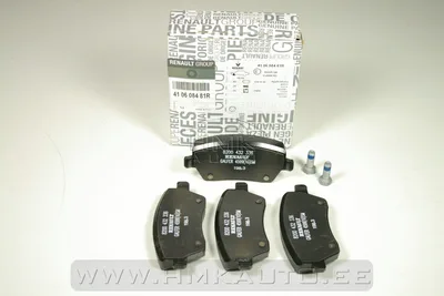 Piduriklotside komplekt eesmine OEM Renault Clio III, Modus, Kangoo II / Dacia Logan, Dokker, Lodgy, Duster - REN  410608481R - OE - 100% Genuine Part