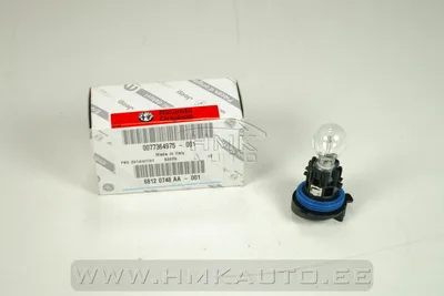Pirn päevasõidutuledele 12V HP24W OEM Citroen/Peugeot (koos pesaga) - FIAT  77361009 - OE - 100% Genuine Part