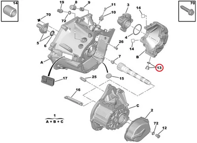 Õlikork käigukastile M16x1,50 OEM Citroen/Peugeot >>9825340780 - PSA  222132 - OE - 100% Genuine Part