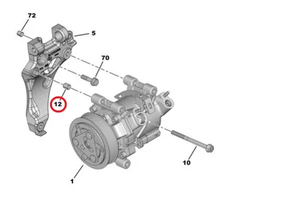 Fikseerimistihvt OEM Citroen/Peugeot 9,2x11,027-L14 - PSA  210410 - OE - 100% Genuine Part