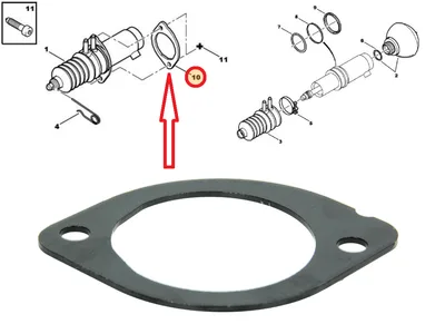 Tagavedrustuse silindri kinnitusplaat OEM Citroen C5 - PSA  5272H3 - OE - 100% Genuine Part