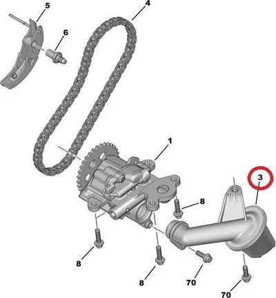 Õlivõttur OEM Jumper/Boxer/Ducato 2,2HDI 2006- EURO4 - PSA  103950 - OE - 100% Genuine Part