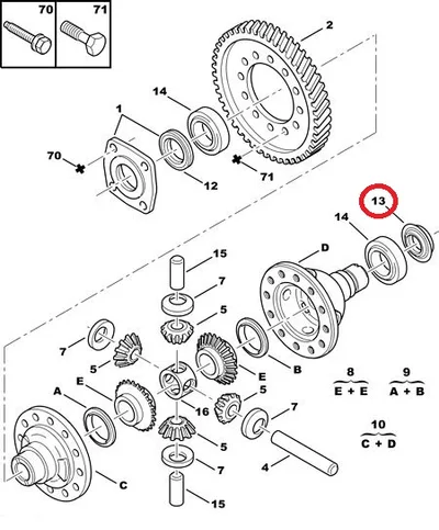 Veovõlli tihend parem OEM Citroen/Peugeot 32x50x10 - PSA  312165 - OE - 100% Genuine Part