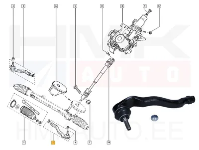 Rooliots vasak OEM Renault Kangoo 2008- - REN  7701478407 - OE - 100% Genuine Part