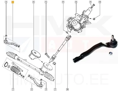 Rooliots parem OEM Renault Kangoo 08- - REN  7701478408 - OE - 100% Genuine Part