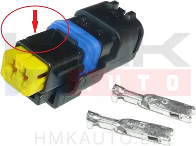 Pistikukorpus 2-klemmi (numbrivalgusti) Citroen/Peugeot - S3904 - Tech-France