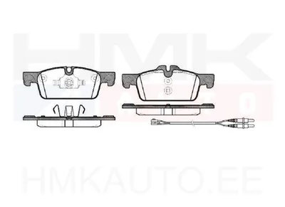 Piduriklotside komplekt eesmine Peugeot 508 - 21461.01 - Roadhouse