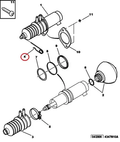 Tagavedrustuse silindri stopper OEM Citroen - PSA  527209 - OE - 100% Genuine Part