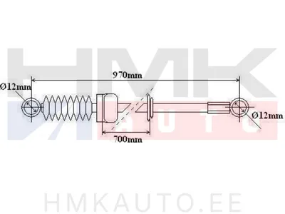 Käiguhoovastiku tross Citroen Jumper/Peugeot Boxer 2.5D 700/970 - LWB 31 - Tech-France