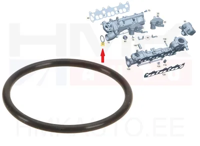 Sisselaskekollektori tihend OEM MB 3,0CDI (O-rõngas 48x3,5mm) - A0139970045 - OE - 100% Genuine Part