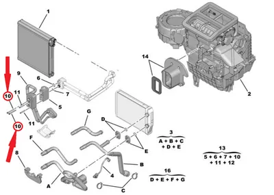 A/C toru kinnituspolt M5x0,80-L50 OEM Jumper/Boxer/Ducato 2006- - PSA  6461L2 - OE - 100% Genuine Part