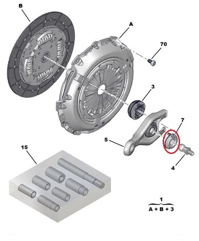 Sidurikahvli puks OEM Citroen/Peugeot - PSA  9676898980 - OE - 100% Genuine Part