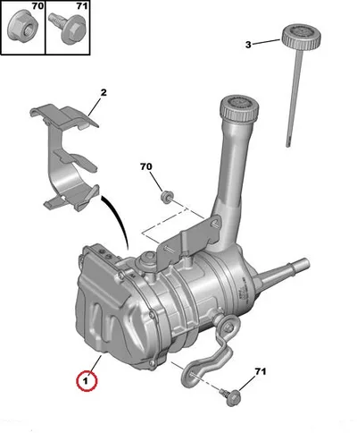 Roolivõimendi pump OEM Berlingo/Partner 2008- - PSA  4008L7 - OE - 100% Genuine Part