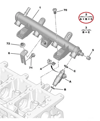 Pihusti OEM Peugeot/Citroen  1,4 - PSA  1984G0 - OE - 100% Genuine Part