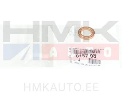 Turbo õlitustoru tihend OEM Citroen/Peugeot 1,4-1,6HDI 12,2x18 - PSA  015708 - OE - 100% Genuine Part