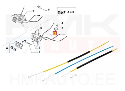 Soojendusploki trosside komplekt OEM Jumper/Boxer/Ducato 06- - PSA  6451YG - OE - 100% Genuine Part