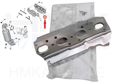 Väljalaskekollektori tihend OEM Citroen/Peugeot 1,6THP  EP6 - PSA  V761689580 - OE - 100% Genuine Part