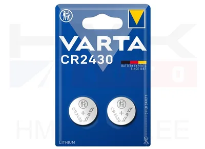 Patarei VARTA CR2430 3V lithium 24,5x3,0mm - CR2430 - Varta