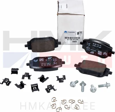 Piduriklotside komplekt tagumine OEM Citroen Jumpy/Peugeot Expert/Fiat Scudo/ Toyota Proace/ Opel Vivaro C 2019- (el. seisupidur) - PSA  1673597480  - OE - 100% Genuine Part