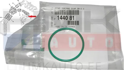 Turbo õhutoru tihend OEM Citroen/Peugeot 1,6HDI - PSA  144081 - OE - 100% Genuine Part