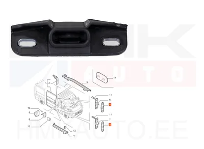 Liugukse suunaja pesa OEM Jumper/Boxer/Ducato 2012- - FIAT  1371034080 - OE - 100% Genuine Part
