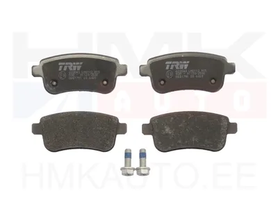 Piduriklotside komplekt tagumine Renault ZOE, Fluence, Megane III-IV, Clio V, Captur, Arkana - GDB1791 - TRW