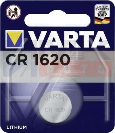 Patarei VARTA CR1620 3V lithium 16,0x2,0mm - CR1620 - Varta