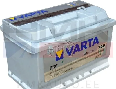 Aku "Varta Silver Dynamic"  74Ah - E38 - Varta