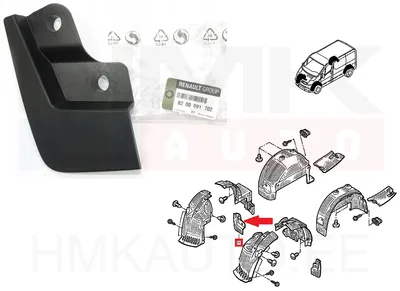 Porikumm eesmine parem OEM Trafic II - REN  8200091702 - OE - 100% Genuine Part