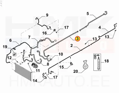 A/C toru tagumine, madalsurve OEM Renault Trafic III L2 2014- - REN  924716182R - OE - 100% Genuine Part