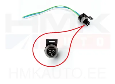 Pistik juhtmetega 3-klemmi (A/C rõhuandur) Renault/Dacia - R 62255