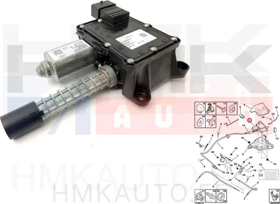 Elektrilise seisupiduri mehhanism OEM Citroen C4 Picasso - PSA  470220 - OE - 100% Genuine Part