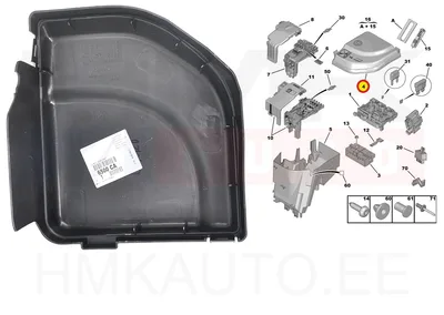 Kaitsmekarbi kaas OEM Citroen/Peugeot - PSA  6500CA - OE - 100% Genuine Part