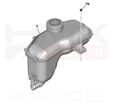 Roolivõimendi paak OEM Berlingo/Partner 08- - PSA  4009R9 - OE - 100% Genuine Part