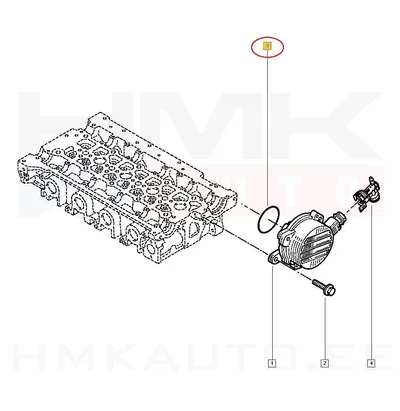 Vaakumpumba tihendusrõngas OEM Renault 2,2/2,5dCi - REN  7701042173 - OE - 100% Genuine Part
