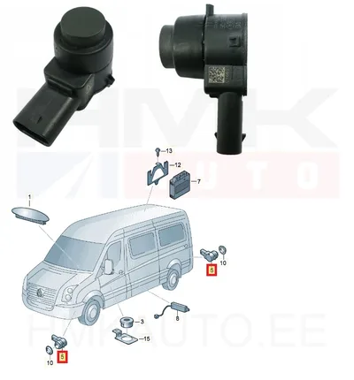 Parkimisandur OEM VAG/MB - 2E0907271F - OE - 100% Genuine Part