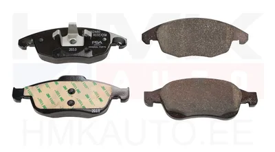 Piduriklotside komplekt eesmine OEM Citroen Berlingo III, C4, DS4, C4 Picasso/Peugeot Partner, 5008 - PSA  1647862480 - OE - 100% Genuine Part