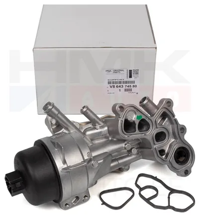 Õlijahuti koos filtriga OEM Citroen/Peugeot 1,6 THP - PSA  V864374580 - OE - 100% Genuine Part