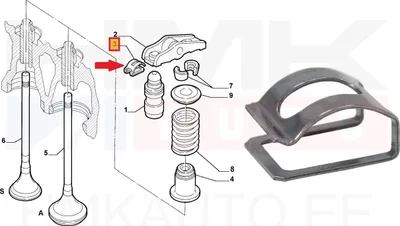 Nookuri klamber OEM Jumper/Boxer 2,0-2,2HDi DW10-DW12 mootorid - PSA  091039 - OE - 100% Genuine Part