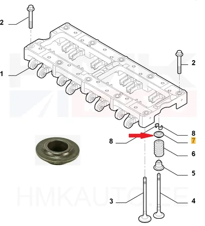 Klapivedru taldrik OEM Citroen/Peugeot 2,2HDi - PSA  095158 - OE - 100% Genuine Part
