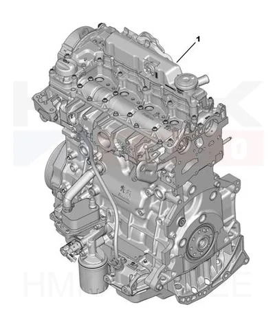 Mootor OEM Citroen Jumper/Peugeot Boxer 2,0BlueHDI -10.2018 - PSA  1613251380 - OE - 100% Genuine Part