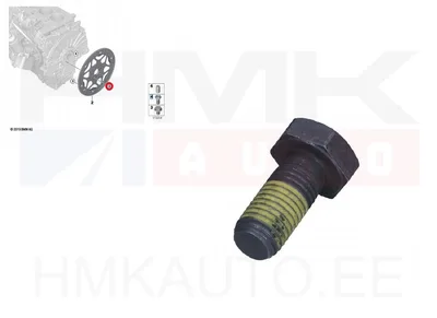 Hooratta kinnituspolt M12x1,5 -L25,5 OEM BMW / Mini (Aut.kast) - 11227797966 - OE - 100% Genuine Part