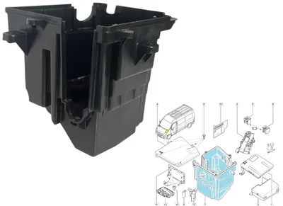 Kaitsmekarbi kast OEM Renault Master 2010- - REN  243830001R - OE - 100% Genuine Part