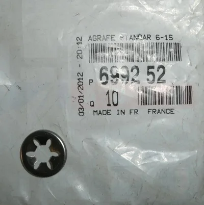 Liistu tüübli kinnitusseib OEM Citroen/Peugeot - PSA  699252 - OE - 100% Genuine Part