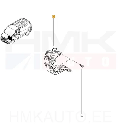 Elektriline gaasipedaal OEM Renault Trafic III - REN  180026451R - OE - 100% Genuine Part