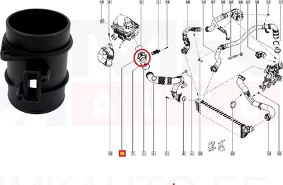 Õhukulumõõtja korpus OEM Renault Master 2014- - REN  165765213R - OE - 100% Genuine Part